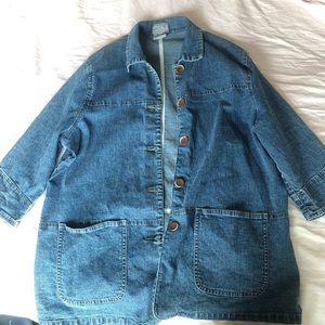 vintage cargo jean jacket, super boho and artsy 🌻🌻